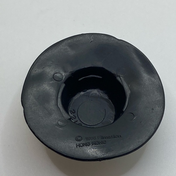 Vtg 80s Mattel Filmation Marshal Bravestarr Tex Hex Black Cowboy Hat Accesory - Picture 3 of 4